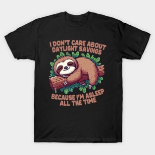 Daylight Savings Sloth T-Shirt